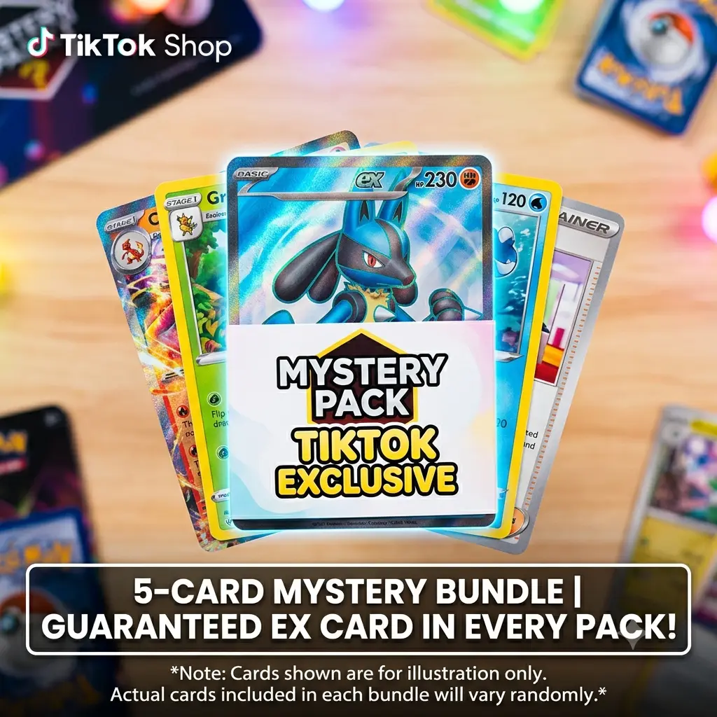 Non-Sports Trading Cards 5-Card Mystery Bundle, Guaranteed EX Pull Collectible Set