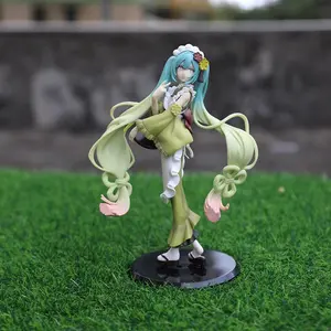 20CM Hatsune Miku Matcha Parfait Dress Figure – Creative PVC Action Toy