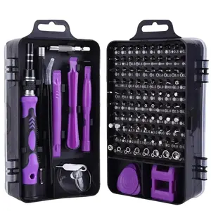 Precision Screwdriver Kit - 115pcs Hand Removal Tool Screwdriver Bits Kit for Computer, Smart Phone, Watch Repairing, 115 in 1