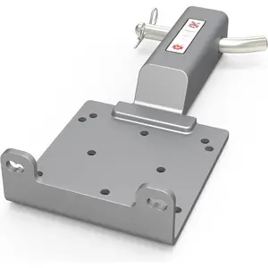 Universal 2" Receiver Trailer Hitch Winch Mount Plate ,Winch Mounting Bracket,Winch Mounting Plate ()