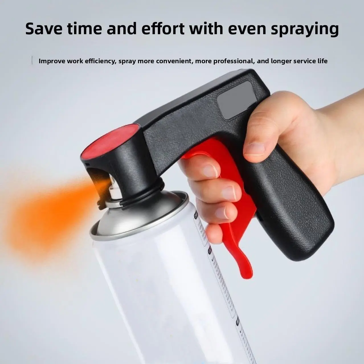 Portable auxiliary spray painting universal renovation and color change handle tool spray film spray can nozzle self spray paint, the best assistant