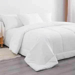 Bedsum Ultra Soft - Down Alternative for Hotel-Like Comfort, Breathable & Lightweight for All Season Comforter, Machine Washable,OEKO-TEX Bedding