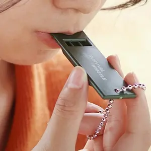 Ultra-Loud Survival Whistles for Outdoor Emergencies, Hiking, Camping & Sports Safety, Outdoor Survival Supplies - Durable, Compact Lightweight Design, High-Pitched Rescue Signal Whistles with Keychain Attachment