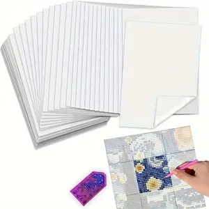 Diamond Painting Release Paper, Double-Sided Non-Stick 15x10 Cm, Replacement Cover for 5D Diamond Art Accessories and Tools
