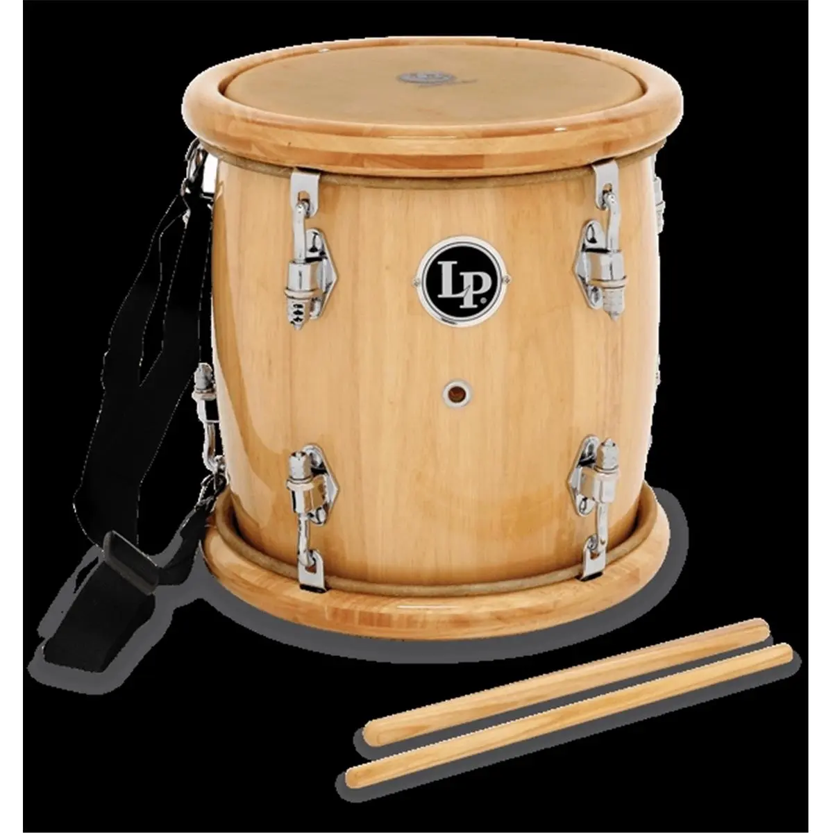 212 MAIN Latin Percussion Wood Rim Tambora - Percussion Musical Instrument with Included Beaters, Percussion Musical Instruments