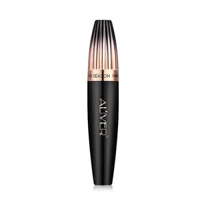 Aliver 4D Silk Fiber Lash Mascara with Vitamin B, Waterproof Long Lasting Black Makeup Cosmetic for Exquisitely Full, Thickening Lashes