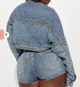 Star of the Denim Crop Jacket