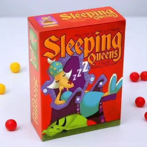 Sleeping Queen Tabletop Game, Math Thinking Training Cards, Family Interactive Card Game, Classic Educational Board Game for Kids Aged 8+