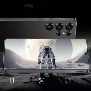 25Ultra Android Smartphone, 6.8 Inch Dual 108MP+48MP Cameras, Long-Lasting 6800mAh Battery, Fast Charging, OTG Function, Facial Recognition Unlocking, Stylus, 12GB RAM +512GB ROM, 5G Network Android 14 OS, Unlock Cellphone for