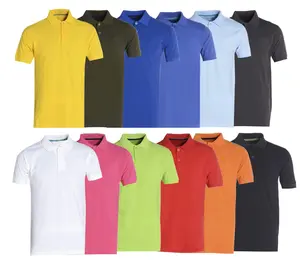 3-Pack: Men's Cotton Pique Short Sleeve Polo Shirts (S-5XL)