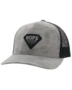 Hooey Women's Rope Like A Girl Patch Trucker Cap - 2249T-Gybk
