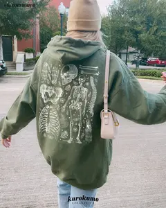 Vintage Skeleton Hoodie RAD Xray Tech Anatomy Sweatshirt Human Bones Graphic Hoodie Dark Academia Science Hoodie Goblincore Botanical Hoodie  T-shirt, sweater and Hoodie