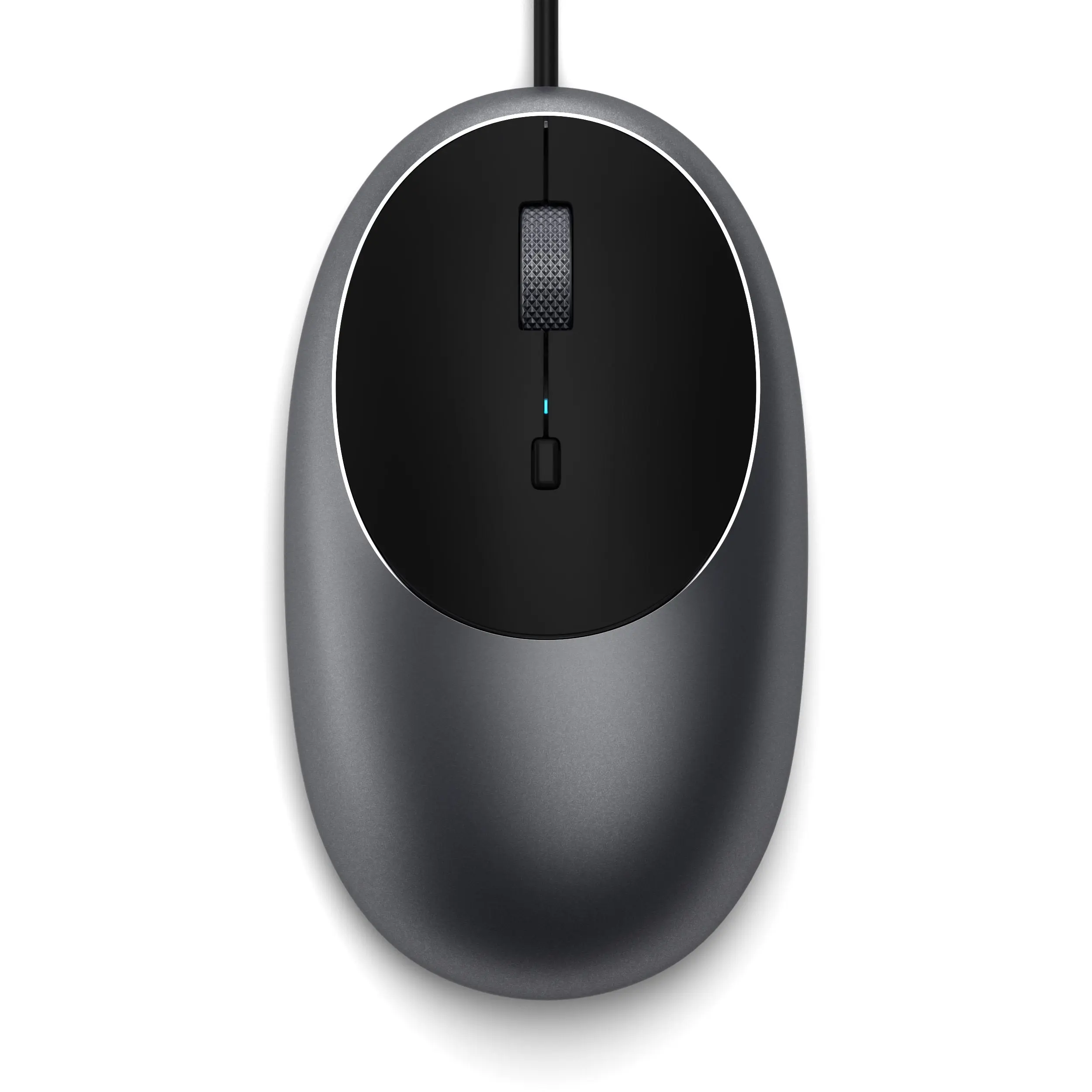 Satechi Aluminum C1 Wired USB C Mouse, Optical Computer Mouse for MacBook Air/Pro/Neo, iPad Air/Pro, iPad mini, Mac mini, iMac