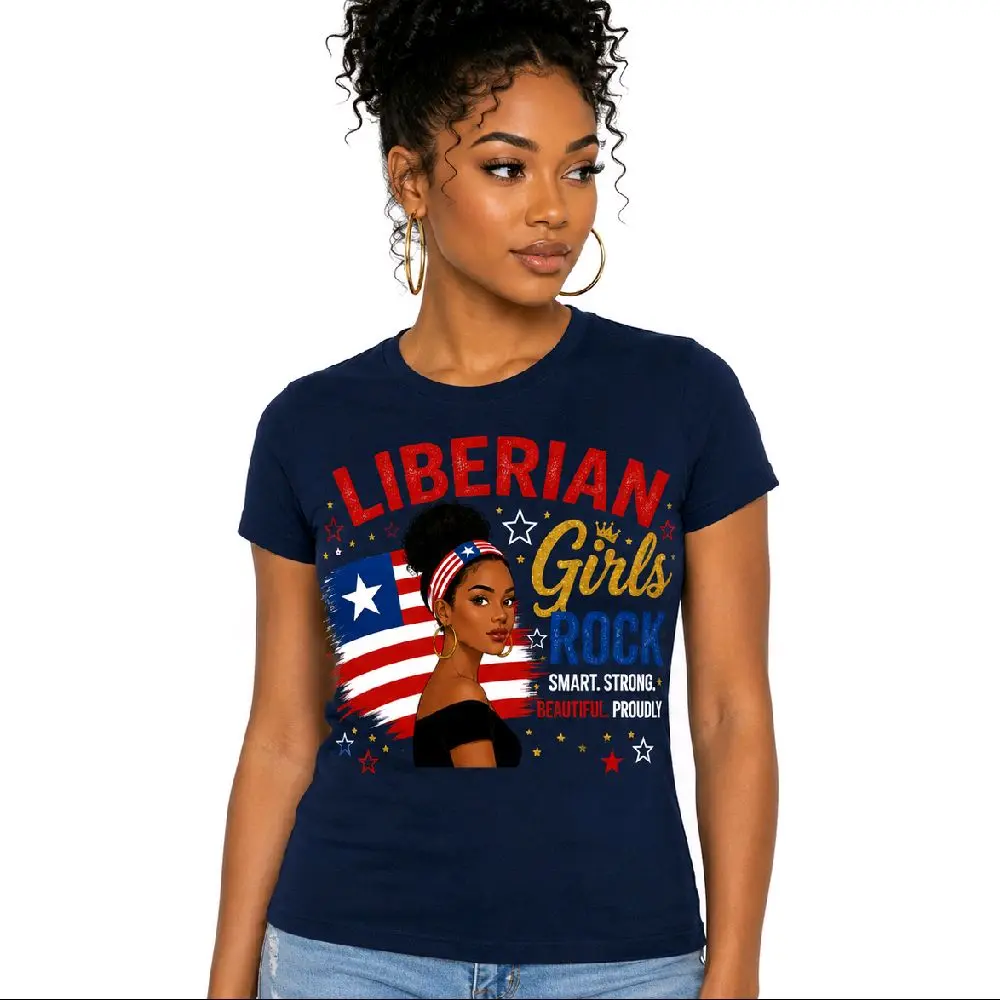 Liberian Girls Rock Graphic tee