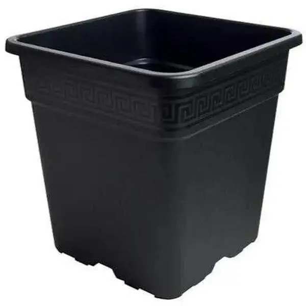 Gro Pro Black Square Pot, 1 gal