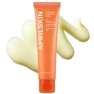 [APRILSKIN Official] Carrotene Clarifying Cream (60ml) | Niacinamide+Tea Tree Leaf Oil+Panthenol |Korean Skincare | Glass Glow