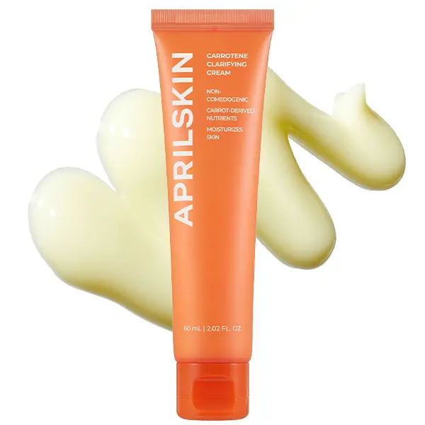 [APRILSKIN Official] Carrotene Clarifying Cream (60ml) | Niacinamide+Tea Tree Leaf Oil+Panthenol |Korean Skincare | Glass Glow