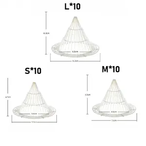 S M L  30 Pack Breathable Drainage Mat for Flower Pots 3D Leakproof Mesh Pad Prevent Root Rot Suitable for Succulents and Orchids Plant Care Garden Bottom Gasket