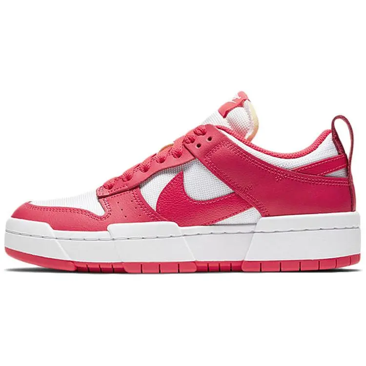 Women's Nike Dunk Disrupt Chunky Low-Top Trendy Skate Shoes - Mesh & Synthetic Leather, Comfort, Grip, Lightweight Classic Chunky Sneakers