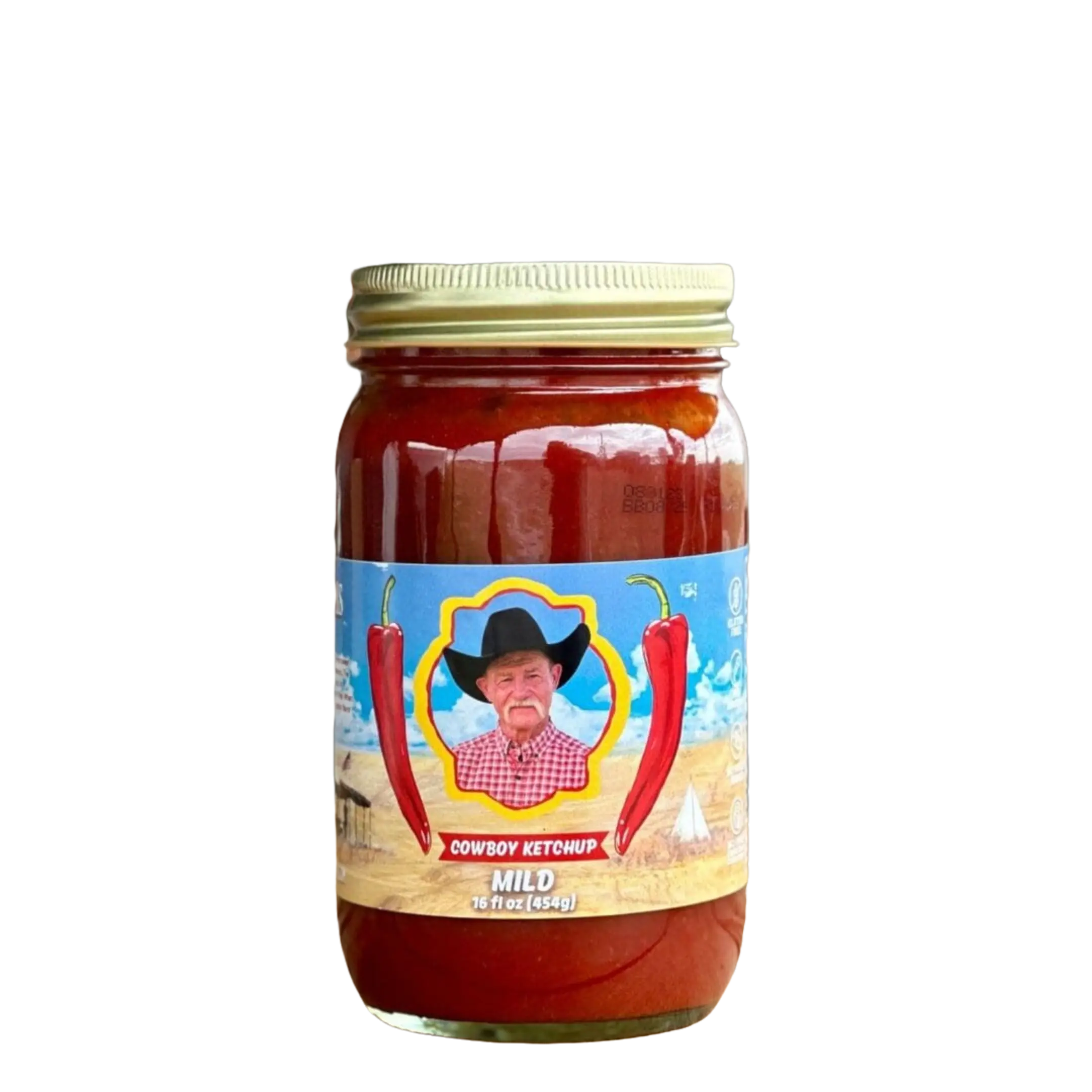 Cowboy Ketchup - Hatch Valley Chile, Condiments, Dipping Sauce, Vine Ripened Tomato, Sun Dried Hatch Chile, Spicy Ketchup