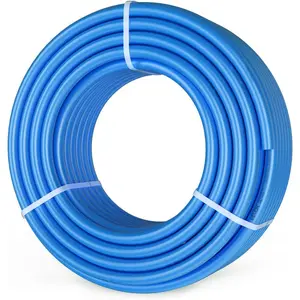 VEVOR PEX Pipe 3/4 Inch, 100 Feet Non-Oxygen Barrier PEX-B Flexible Pipe Tubing for Potable Water, for Hot/Cold Water Easily Restore, Plumbing Applications with Free Cutter Clamps, WhiteVEVOR Super Brand Day