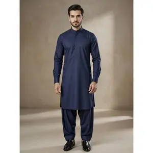 Navy Blue Shalwar Kameez