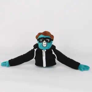 Hot Selling Gorilla Tag Plush Toy Funny Monkey Soft Stuffed Doll Cartoon Pillow Kids Birthday Gifts Durable Soft Fluffy