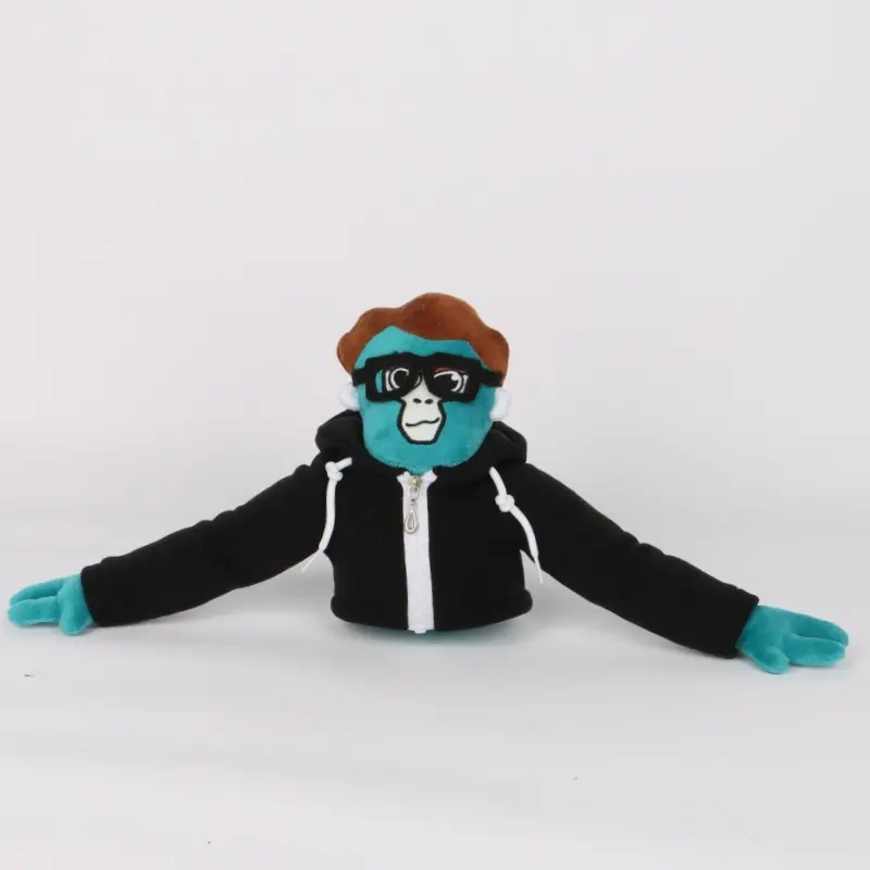 Hot Selling Gorilla Tag Plush Toy - Animal Merch, Cartoon Animal Patterns, Cute Collectibles, Huggable Furry Fabric Doll, Funny Monkey Pretend Play Toy, Cartoon Pillow, Kids Birthday Gift, Durable Fluffy Item
