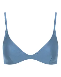 Lucy Scoop Bikini Top - Cendre