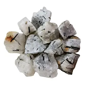 One Black Rutile Rough Stone