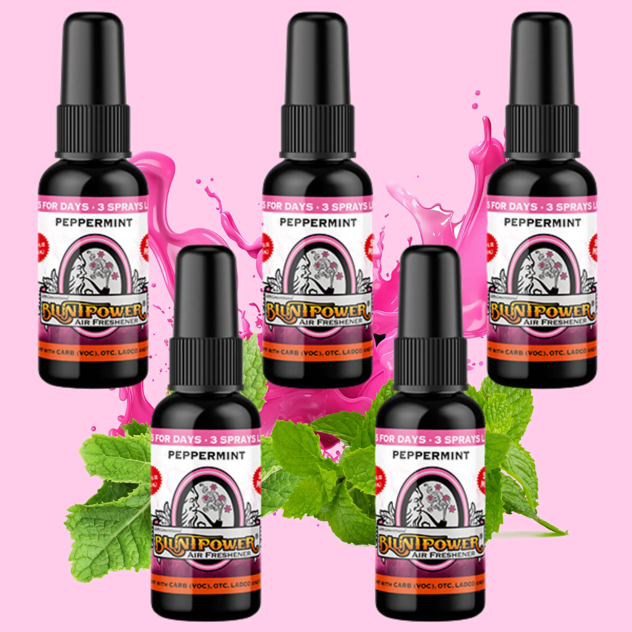 Peppermint Air Freshener Bundle (5 Pack)