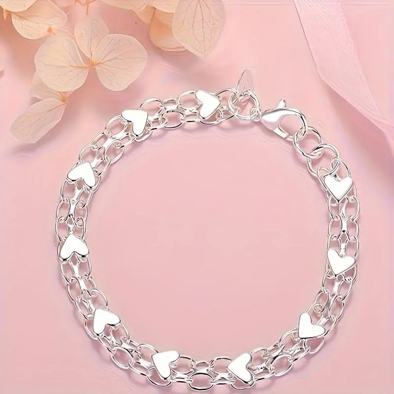 925 Sterling Silver Stackable Bangle - Hypoallergenic, Durable Boho Jewelry Stack, Unisex Couples Friendly Versatile & Stylish Exquisite Bracelet for Everyday Wear, Popular Gift Option, Fashion Bracelet, Adults, Wrist Stack, Daily