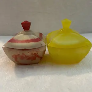 Oriental design handmade resin trinket box