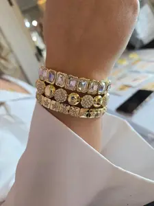 Radiant Gold Crystal Stack