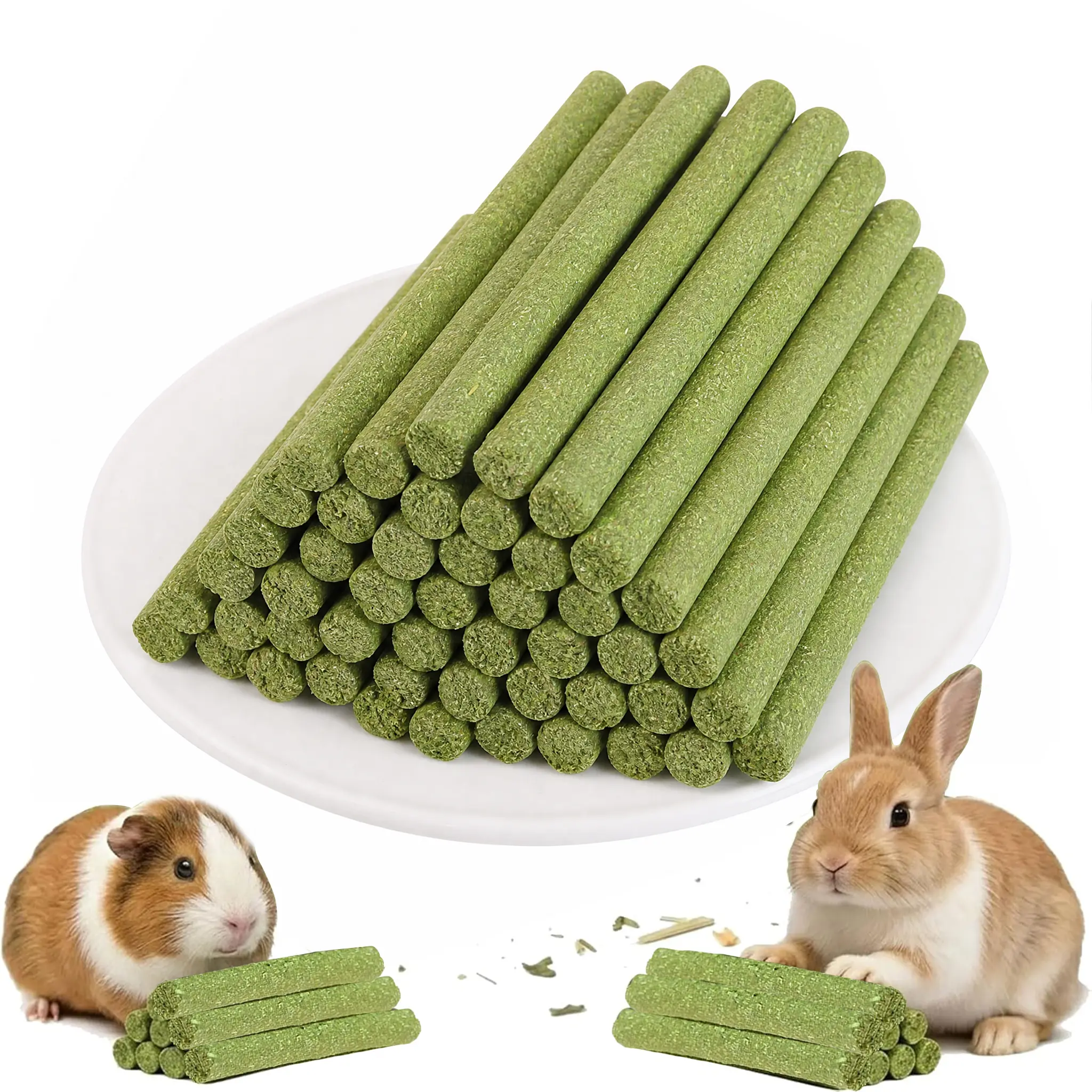 500g Timothy Chew Sticks, Suitable for Pets such as Rabbits, Guinea Pigs, Hamsters, Chinchillas, Mice, and Gerbils.