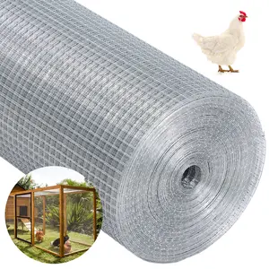 1/2×48×100Galvanized metal cloth: large wire mesh rolls, variants of size 19, wire fence rolls, wire fence rolls, metal mesh, chicken coop wire mesh, garden metal cloth, garden wire fence and mesh, galvanized welded wire fence