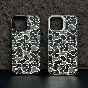 Vintage Sitka Camouflage Black Shockproof Phone Case For iPhone 7 8 X Xsmax 11 12 13 14 15 16 17Pro Max Plus Smartphone Protector
