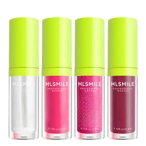 4-Piece Lip Balm Set Lip Care Oil Glaze Mirror Lasting Pearly Luster Rich Lipstick Transparent Balm for Hydration Gloss Lipgloss Makeup Glossy Cosmetic Daily