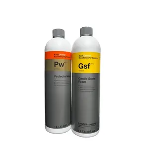 Koch Chemie Gentle Snow Foam Gsf + Protector Wax PW Bundle | pH-Neutral | Spray-On Wax | Hydrophobic Uv Rays Exterior Protection