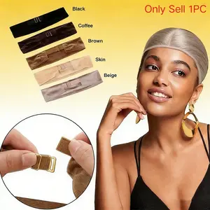 1Pc Adjustable Elastic Wig Grip, Velvet & Stretch Cotton Non-Slip Headband for Wigs