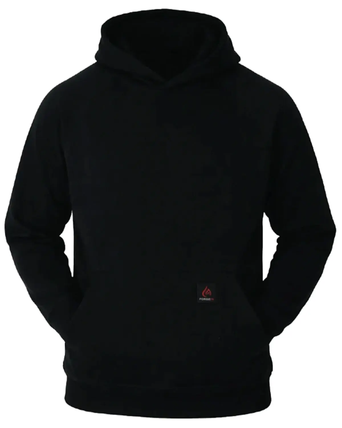 Forge Workwear Men's Men'S Fr Solid Work Hooded Sweatshirt - Mfrhdy-0033-Blk