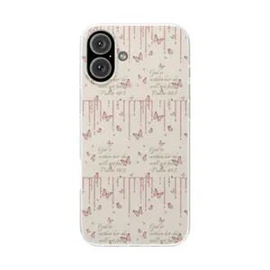 Psalm 46:5 Butterfly Pattern phone case | Flexi Case
