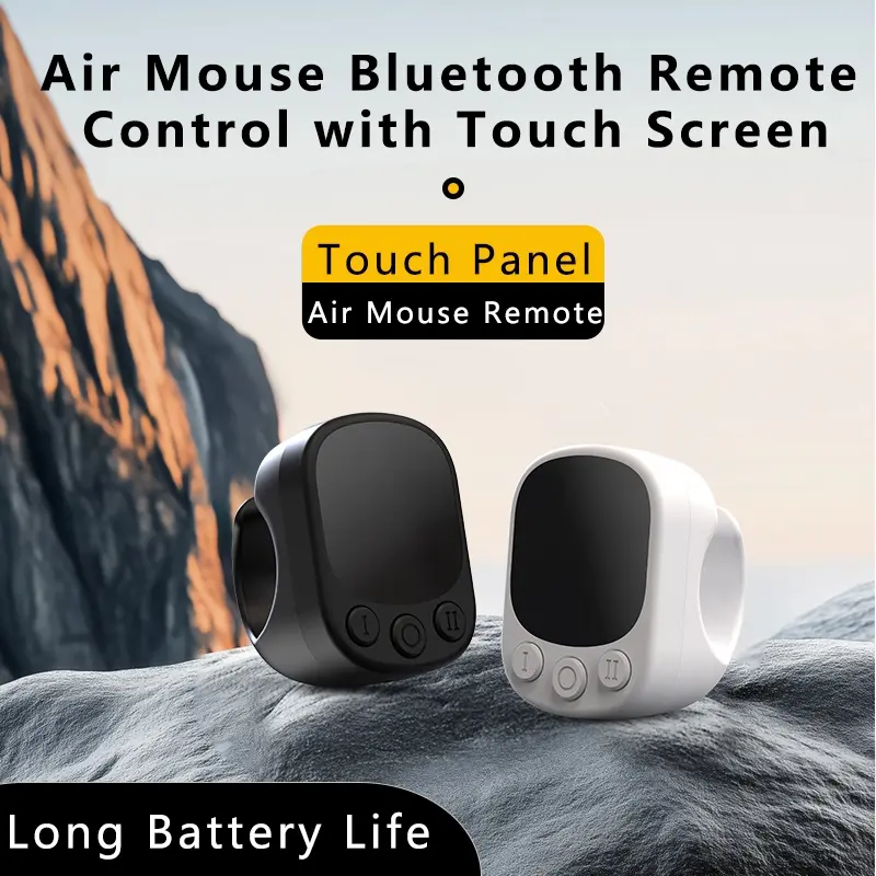 New Mobile Touch Screen Remote Control, Multi-function Short Video Scroll Ring Shaped Touch Screen e-Book Page Flipping Device, Supports Mobile Shutter Controller, Wireless Mobile Phone And Tablet Mouse, Electronic Gadgets, Mobile Phone Accessory
