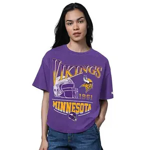 Officially Licensed NFL Women's Vintage Oversized Tee by Glll - Jets