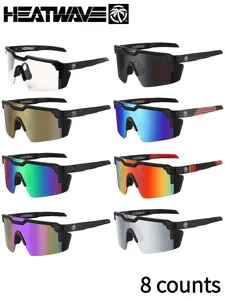 8 Pack Polarized Cycling Sunglasses for Men Women, Uv400 Protection, Windproof Anti-Glare, Sports Sunglasses for Biking Running Driving Bike Accessories, Outdoor Cycling Accessories, Outdoor Cycling Eyewear