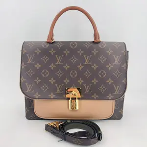 Pre-owned Louis Vuitton canvas Crossbody Bags Monogram & Sesame Marignan Bag