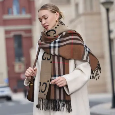 Pieced Alpaca Wool Scarf Stussy - TikTok Shop