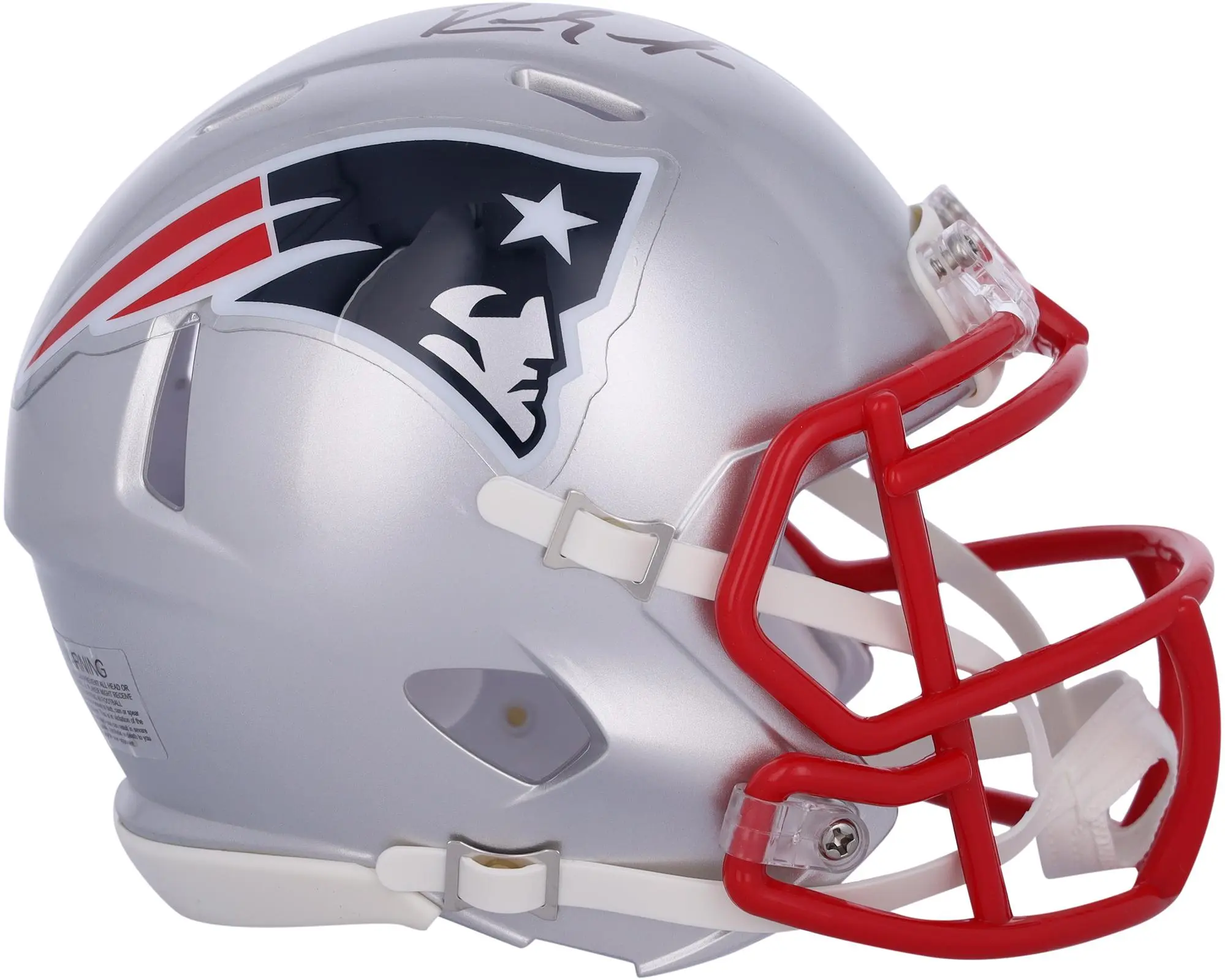 Randy Moss New England Patriots Autographed Speed Mini Helmet - Fanatics Authentic Certified