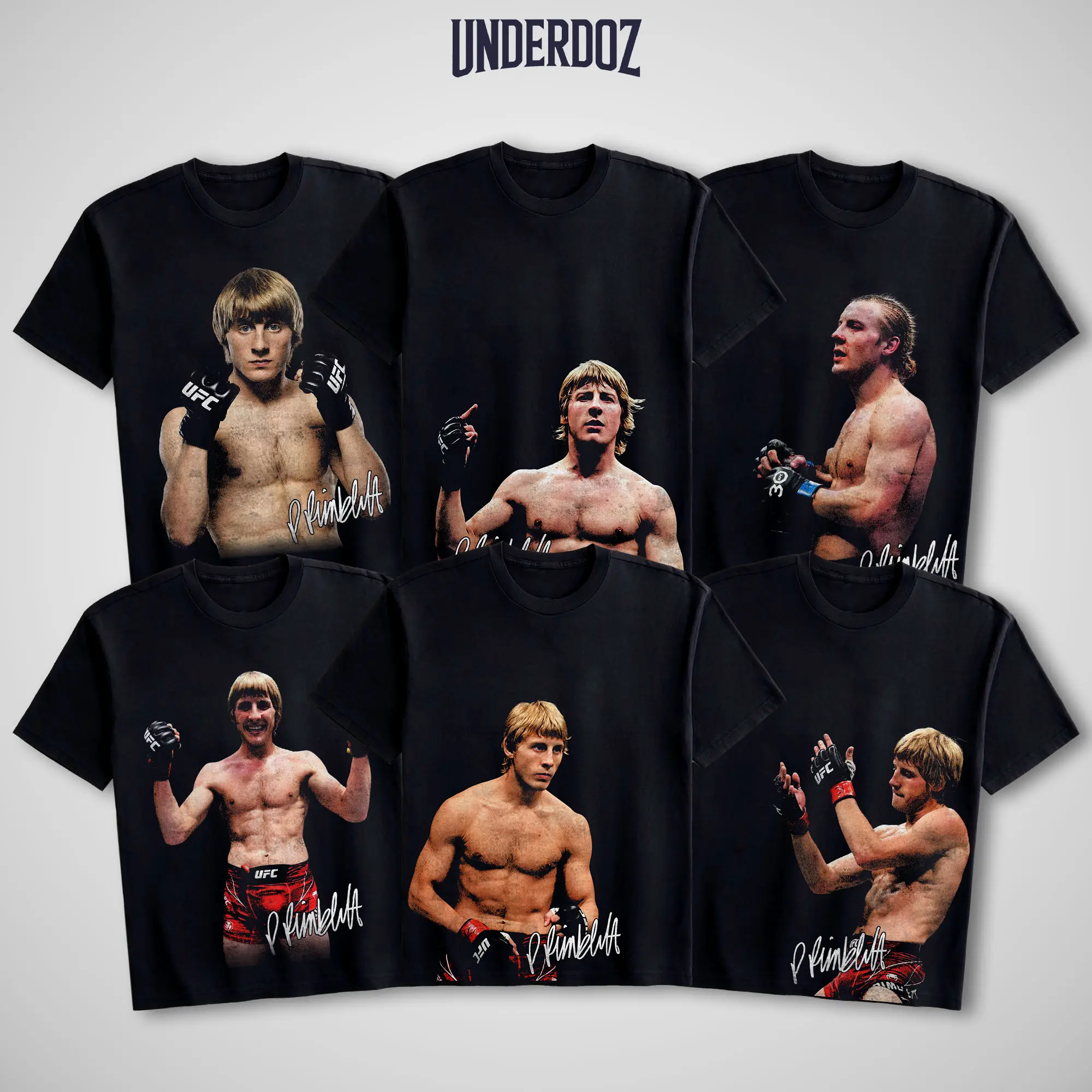 [COLLECTION] Paddy "The Baddy" Pimblett UFC Men's Cotton Shortsleeve Round Neck Tshirt Top - Oversize Casual Streetwear Graphic Shirts, Fabric-Focused MMA Fan Gift for Him
