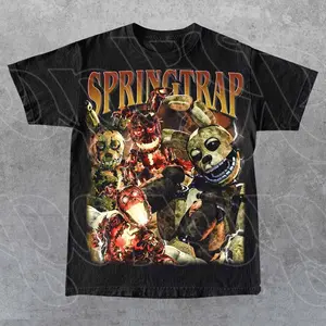 Limited Springtrap Five Nights At Freddy's T-Shirt, Gift For Woman and Man Unisex T-Shirt FD, Classic Fashion, Timeless Design for All, Trendy Outfits, Stay Ahead of the Game